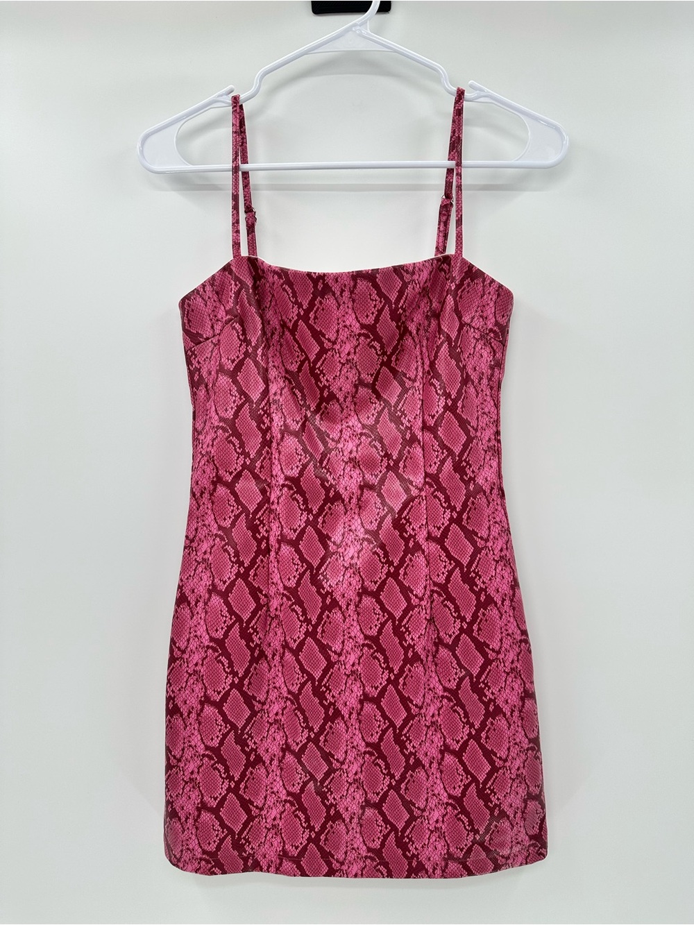 Tiger Mist Y2K Style Snake Print Bodycon Dress Pink Women’s Size S